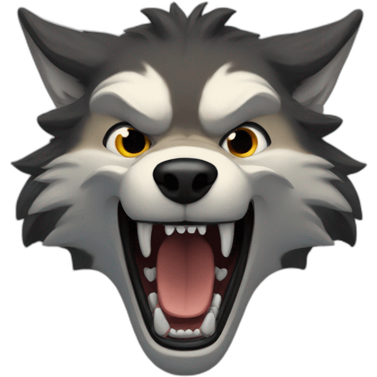 Fenrir growling emoji