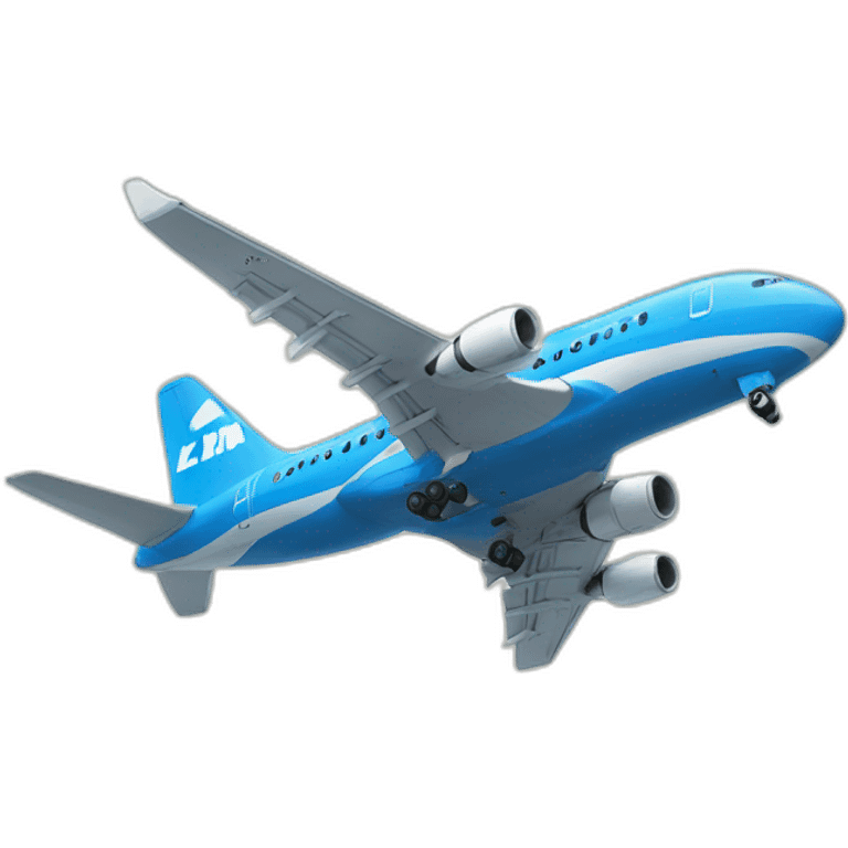 blue KLM airplane emoji