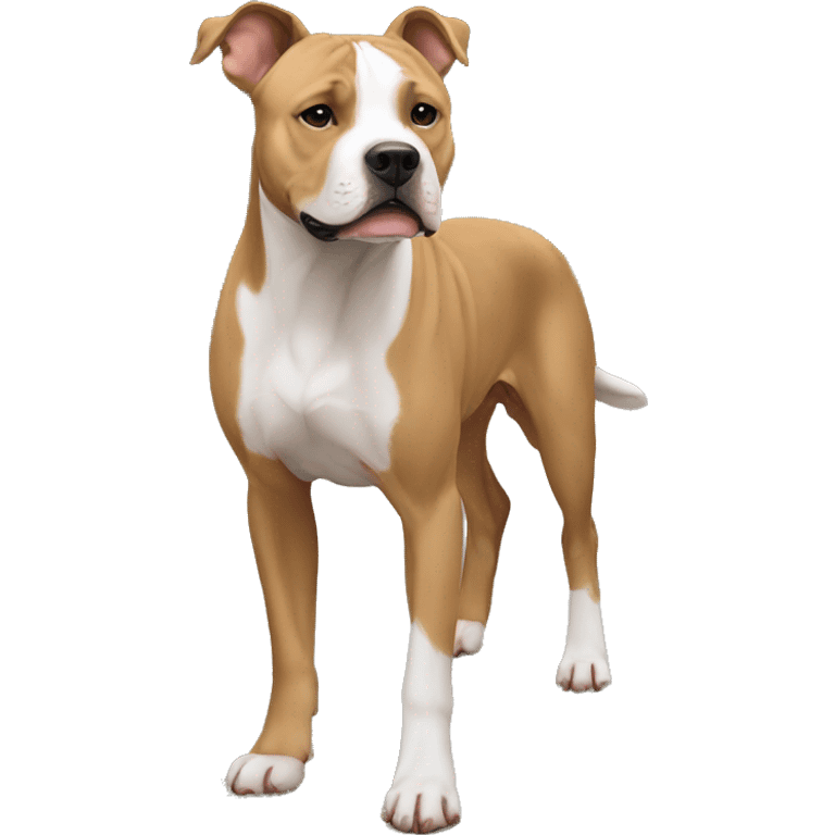 Fawn American Staffordshire Terrier emoji