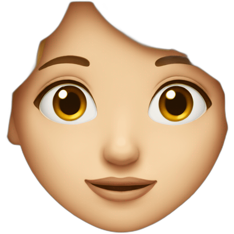 girl nose emoji