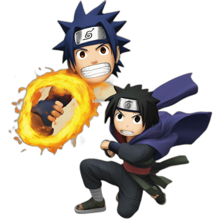 naruto vs sasuke emoji