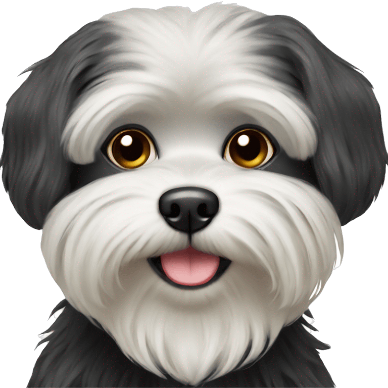 black Maltese dog emoji