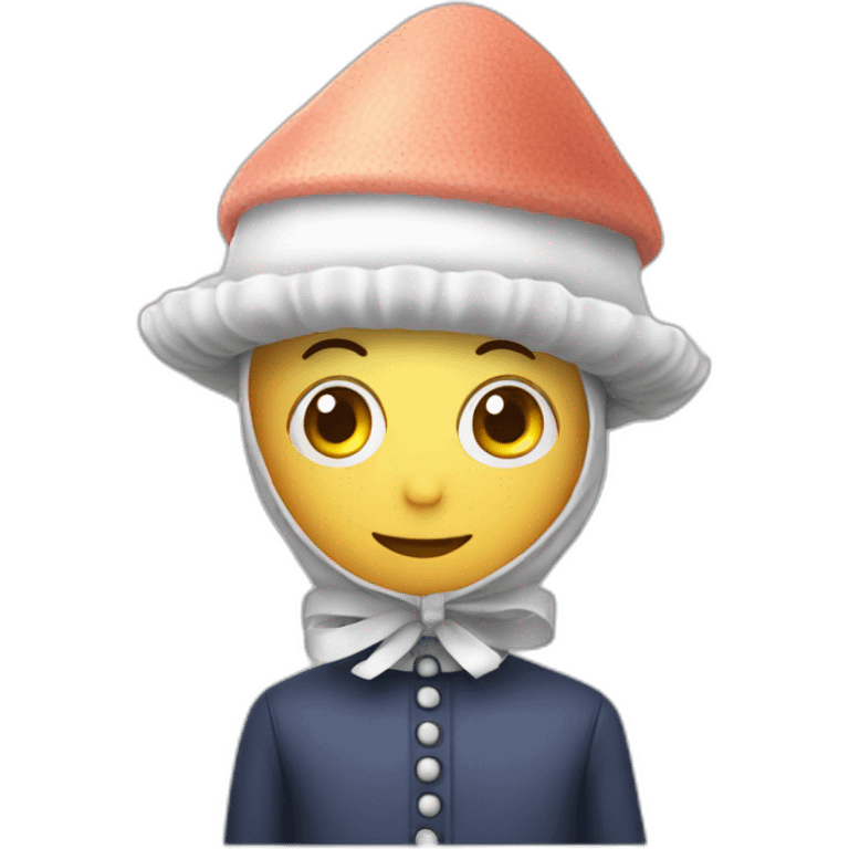 Squid wearing a bonnet emoji