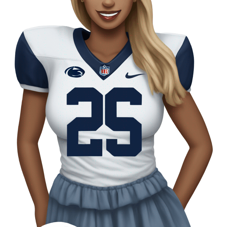 beyoncé penn state jersey emoji