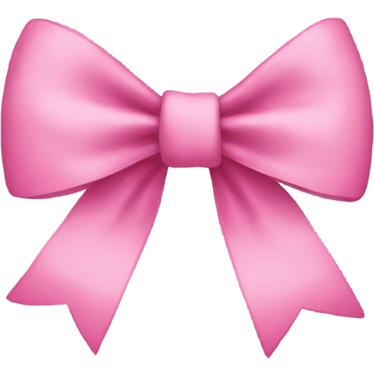 A pink bow emoji