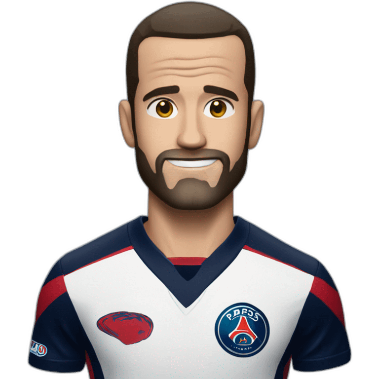 CM Punk with a PSG Jersey emoji