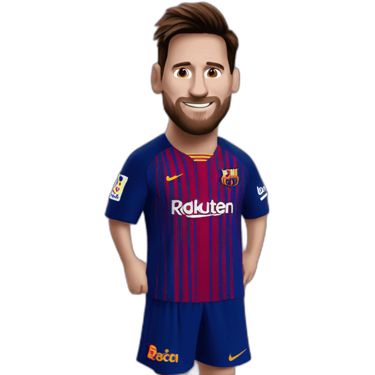 Messi at Barca emoji