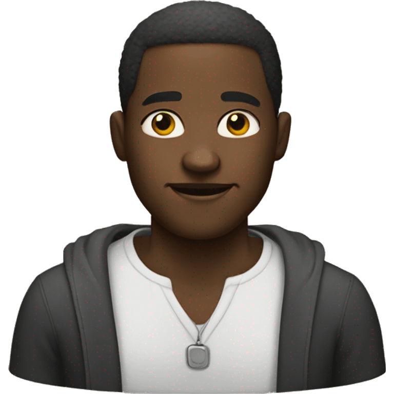 Black man emoji