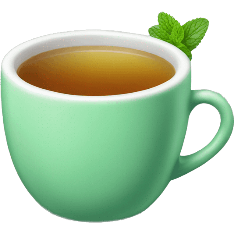 a cup of mint tea emoji