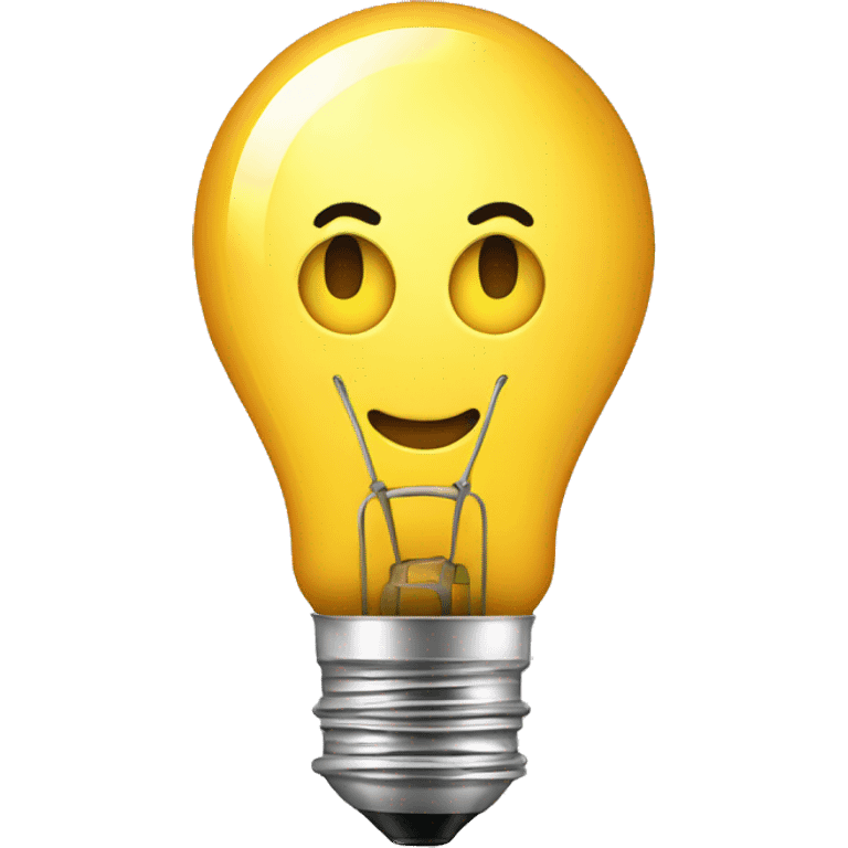 bulb on emoji