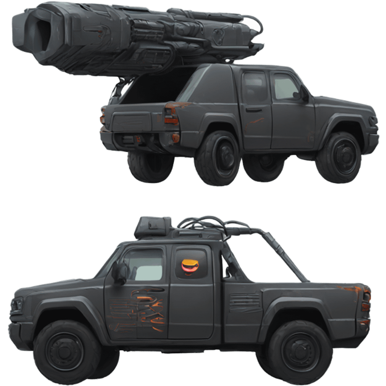 cyber punk 6x6 Truck emoji