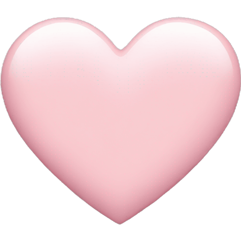 Light pink heart emoji