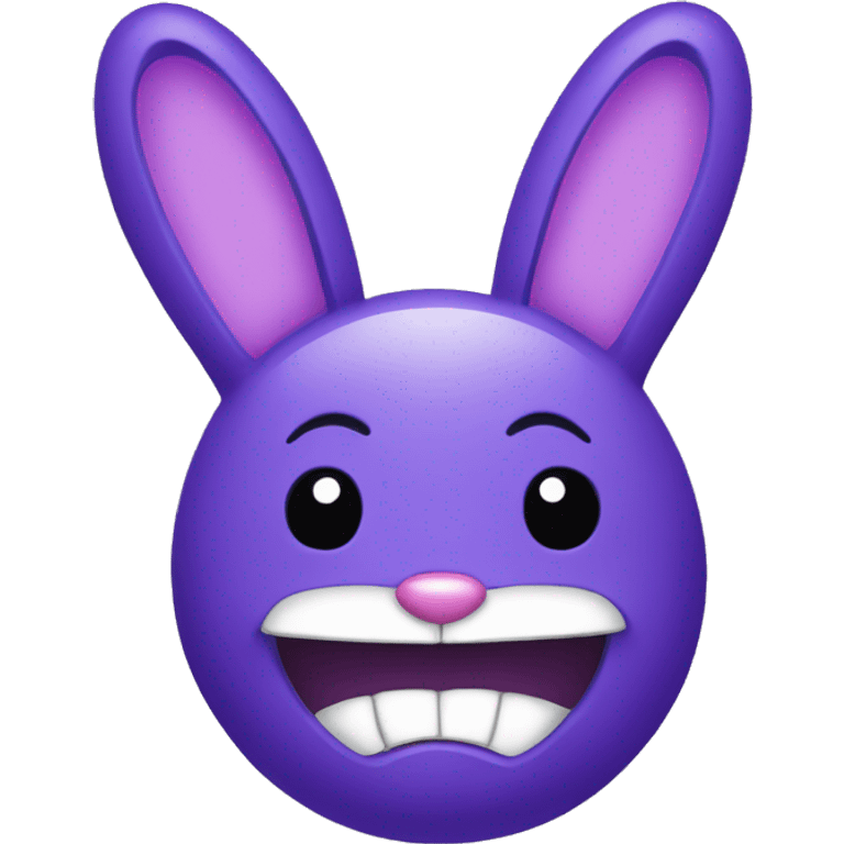 Purple bunny that likes to prank people emoji