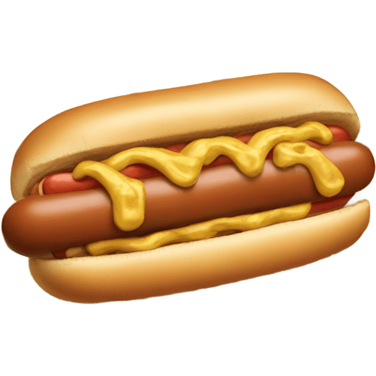 man eating hotdog emoji