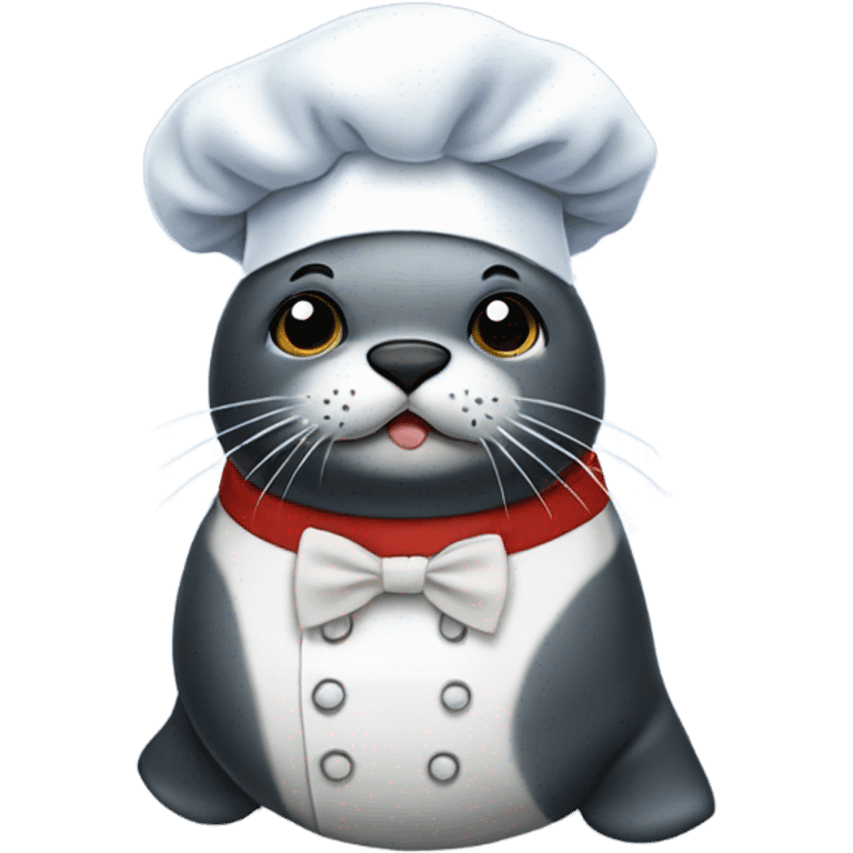 seal with chef and bow tie emoji