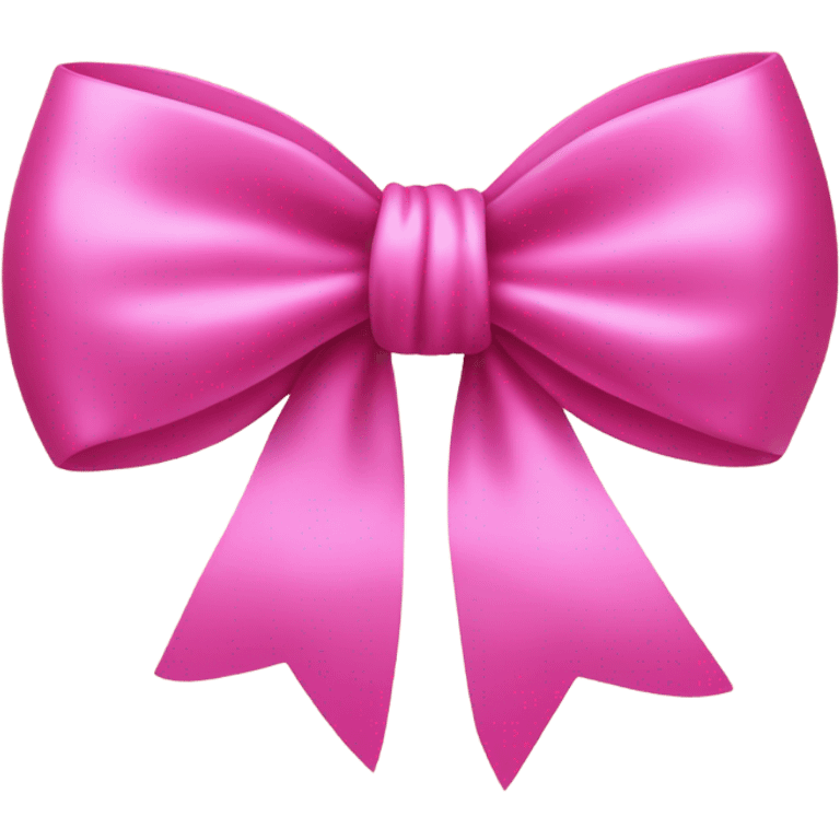 Pink bow emoji