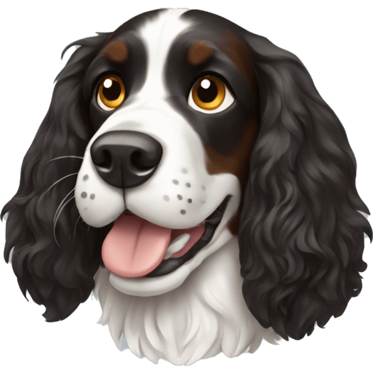 springer spaniel tricolor emoji