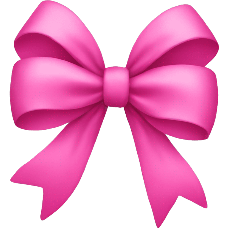 Pink bow emoji