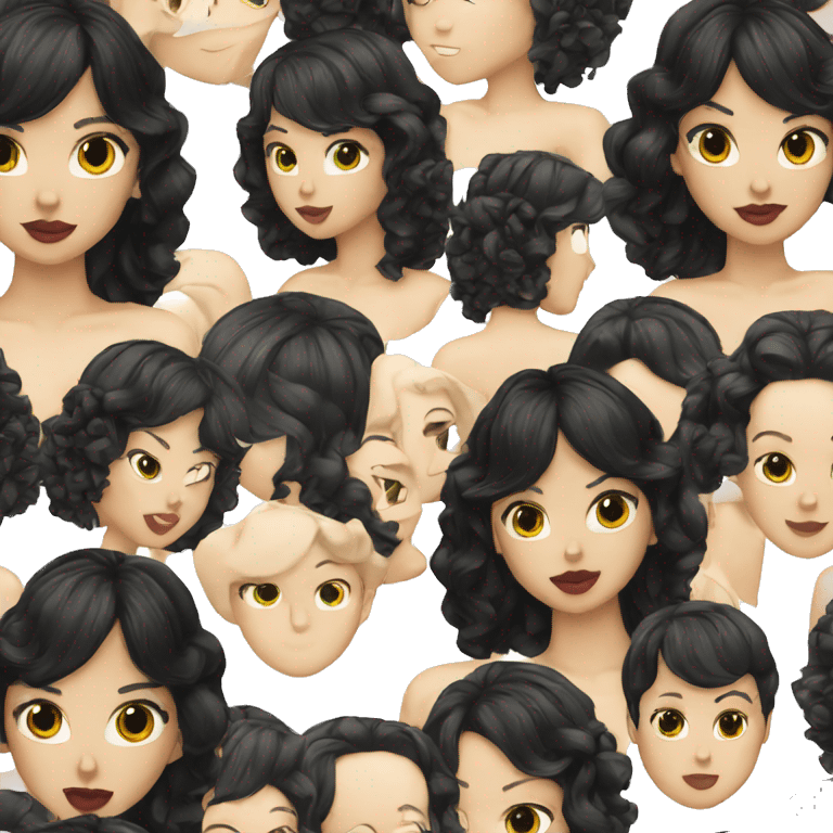 Black hair taylor swift emoji