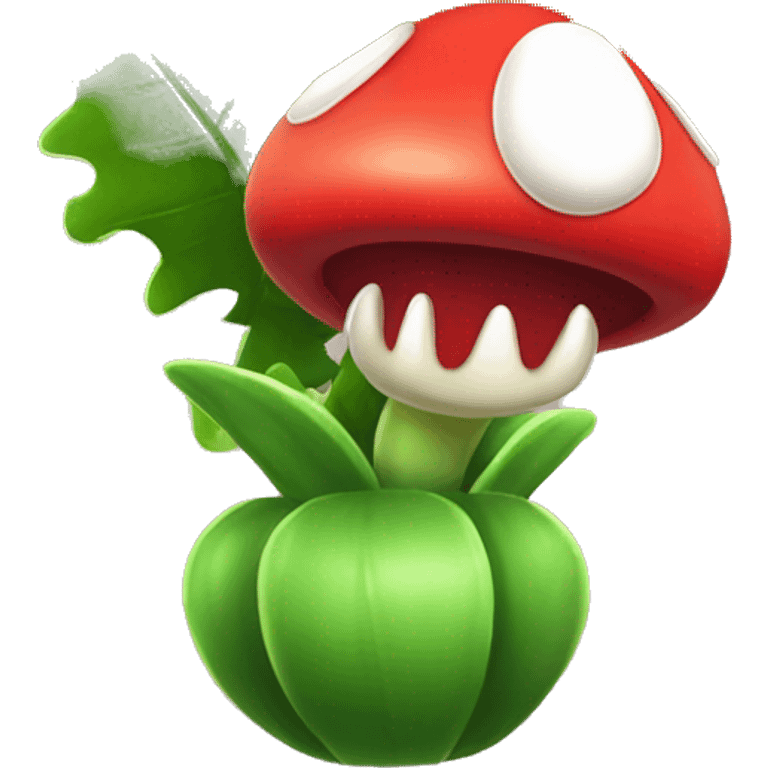 Piranha-plant-mario-game emoji