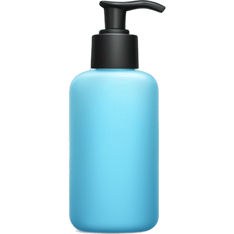 Light blue lotion bottle emoji