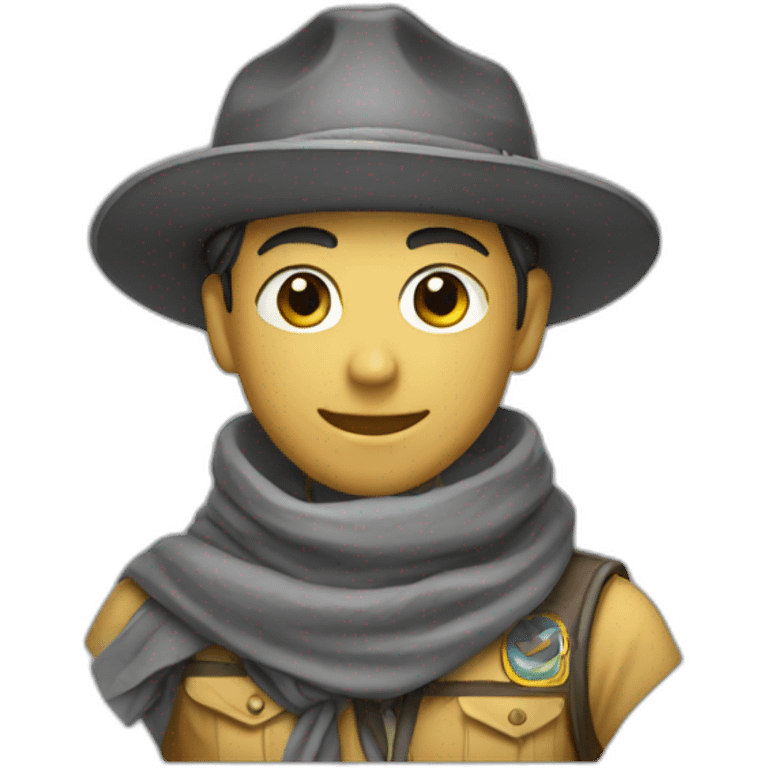 Foulard scout emoji