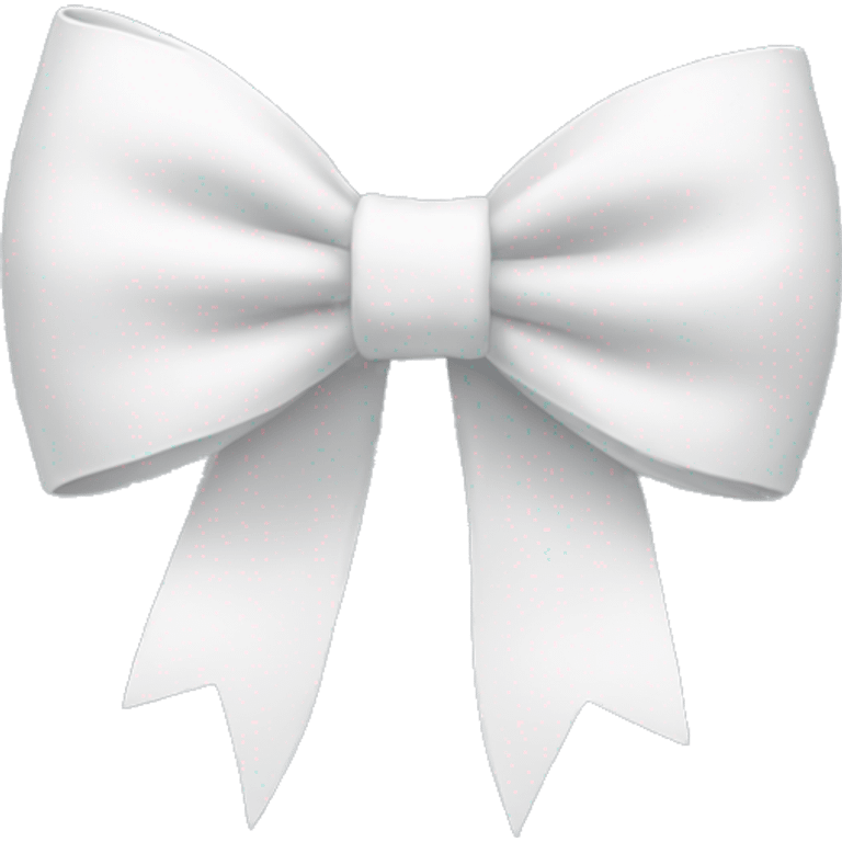 white bow emoji