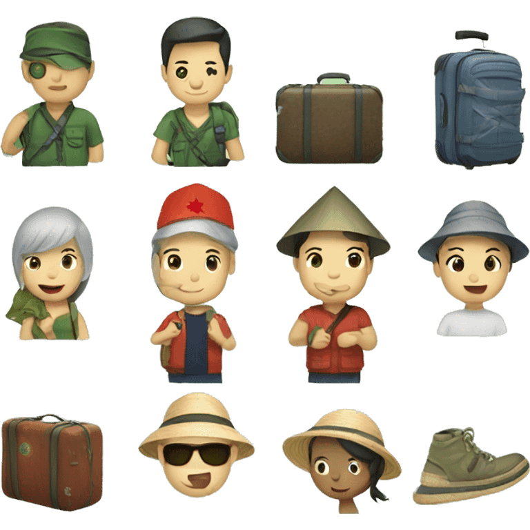 Travel vietnam emoji