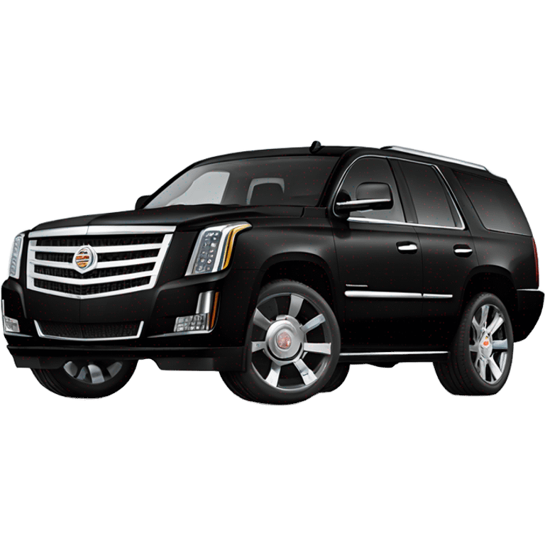 2024 black Cadillac Escalade  emoji