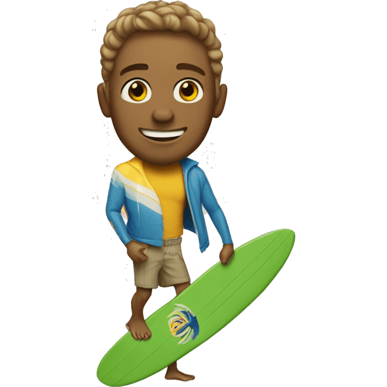 California surfer dude emoji