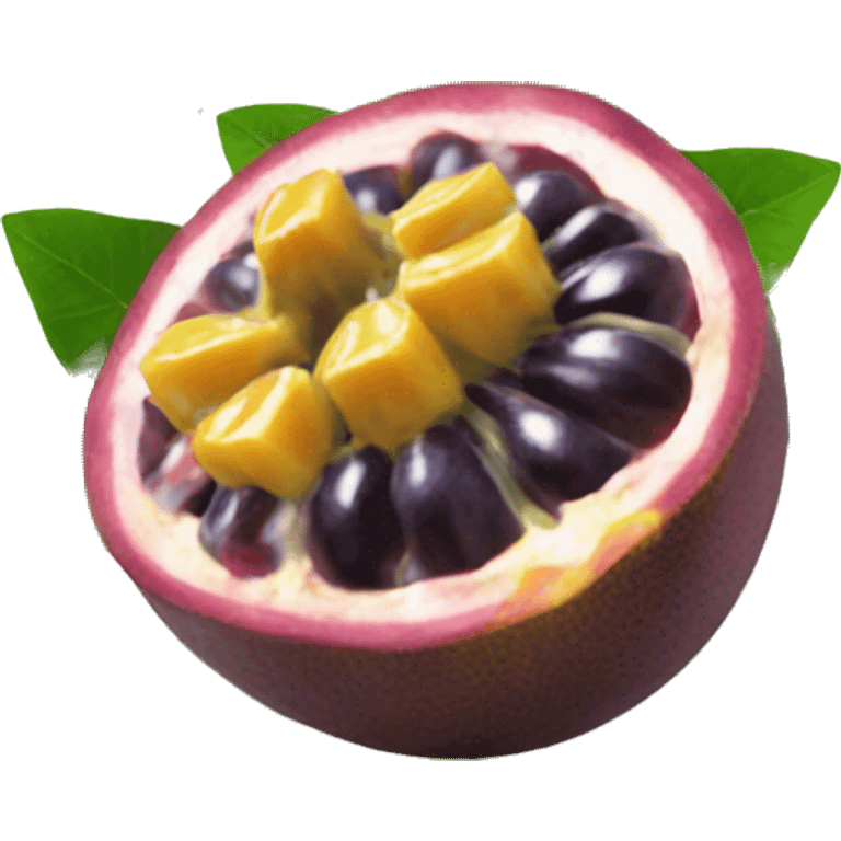 Passion fruit emoji