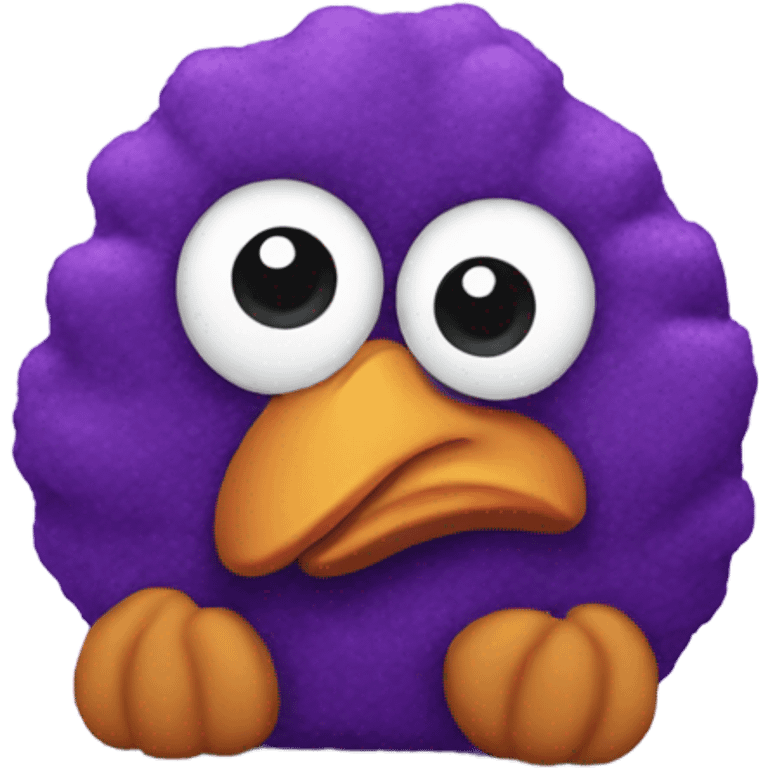 Purple chicken nugget emoji