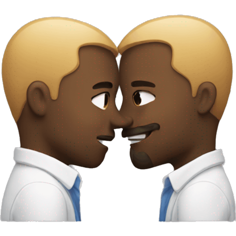 Dudes making out emoji