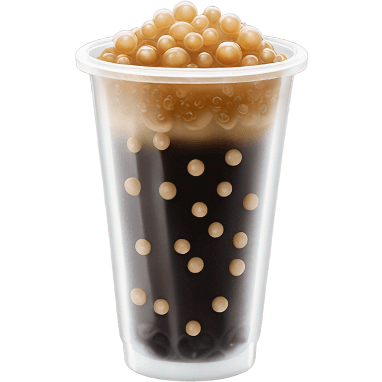 Black sugar Bubble tea emoji