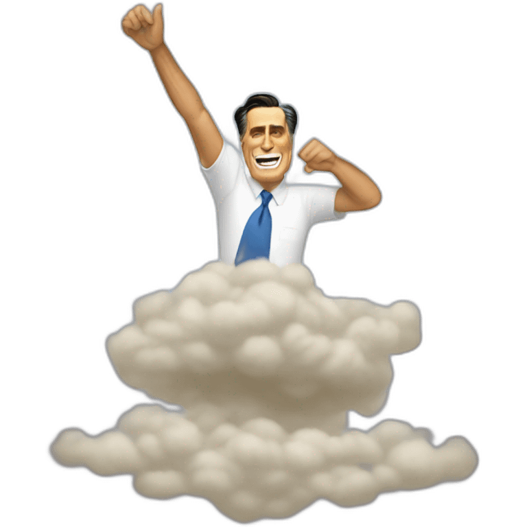 mitt romney ascending into nirvana emoji