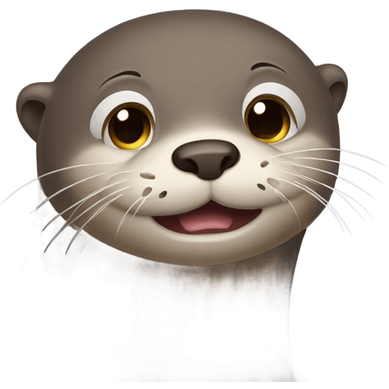 An otter that is crying emoji