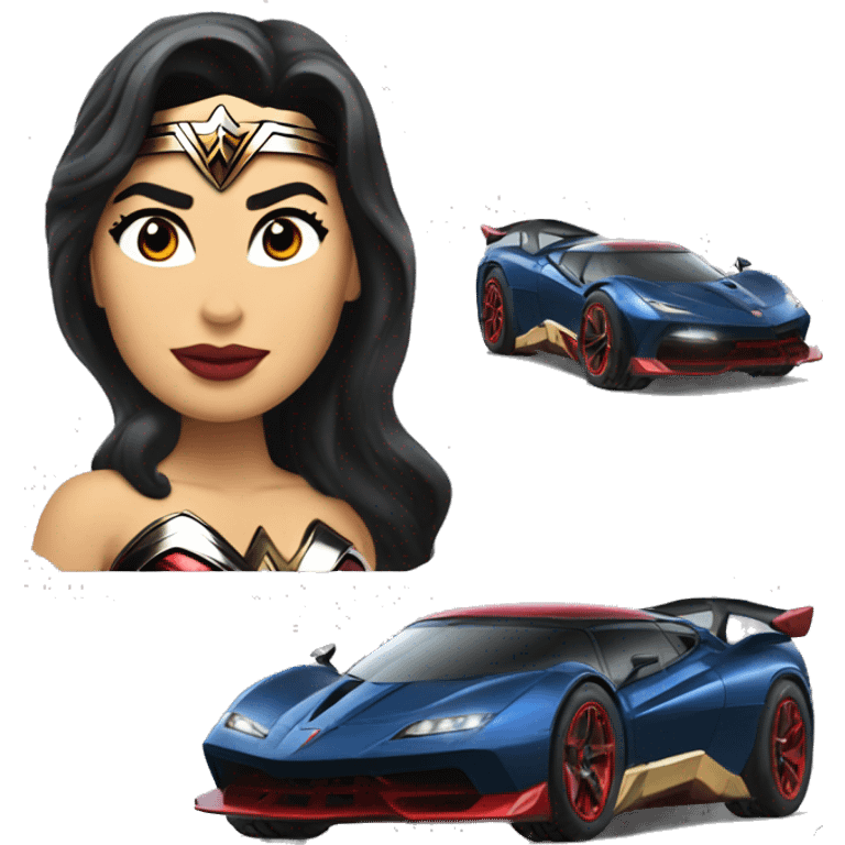 Wonder woman’s off road capable hypercar  emoji