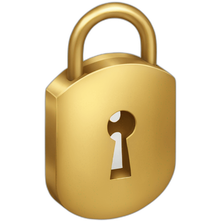 unlocked golden lock emoji