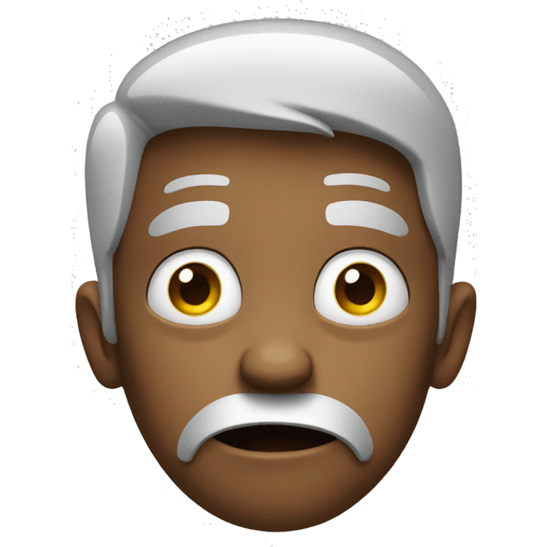 scared person style cartoon emoji