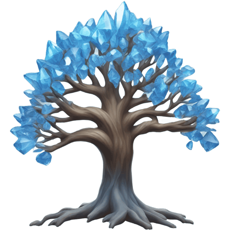 blue crystal tree emoji