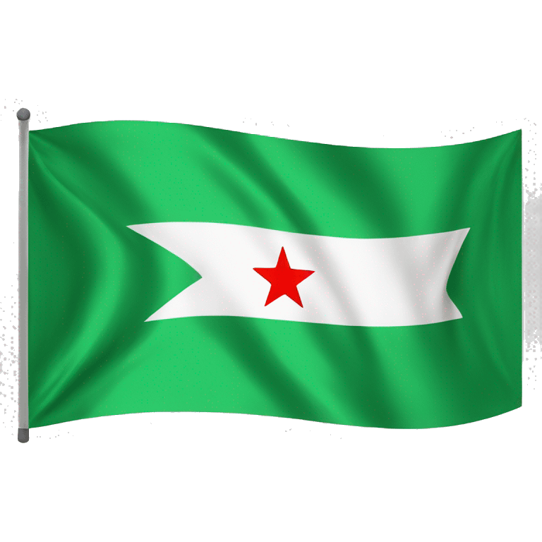 Green Syria flag emoji