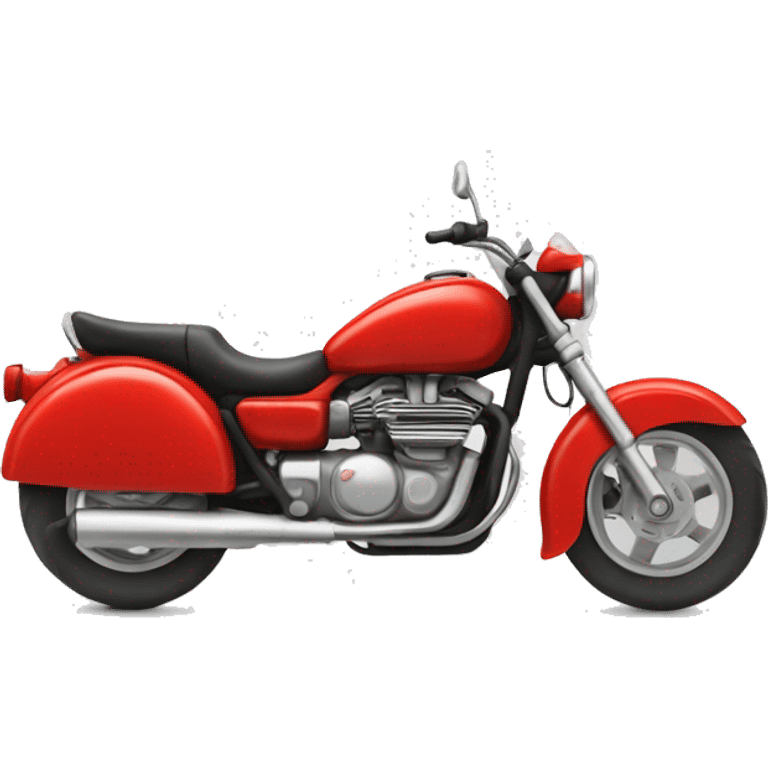 Red motorbike emoji