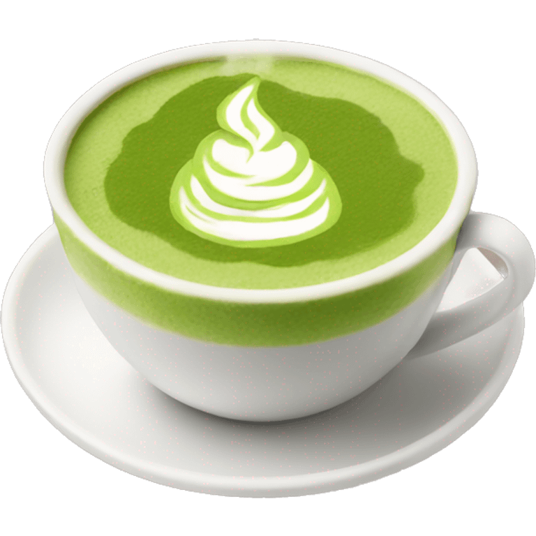 Matcha latte emoji