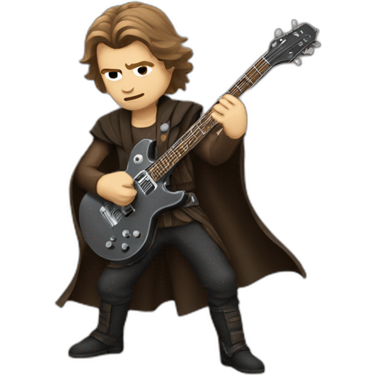 Anakin skywalker playing rock music emoji