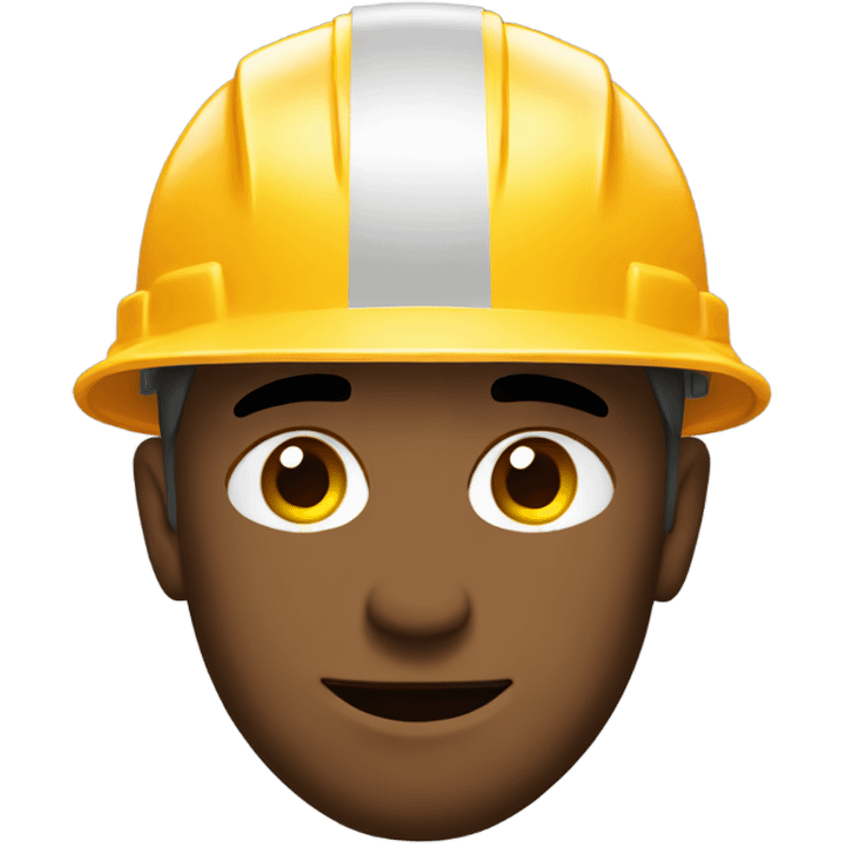 man with construction helmet emoji