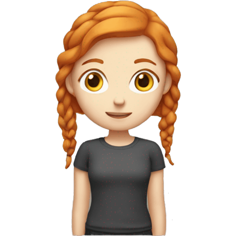 ginger girl emoji