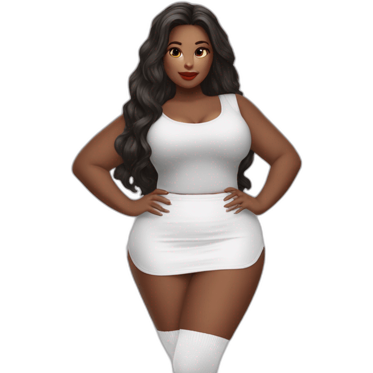 летящая по небу curvy-beauty-in-small-skirt-butt-white-socks emoji