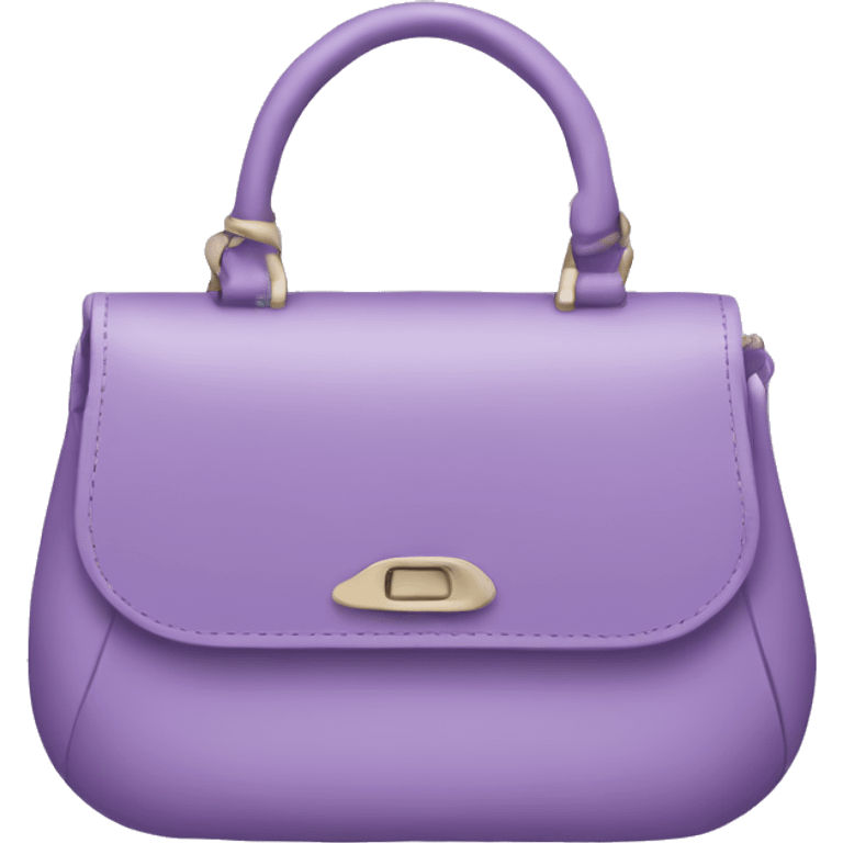 Lilac handbag emoji