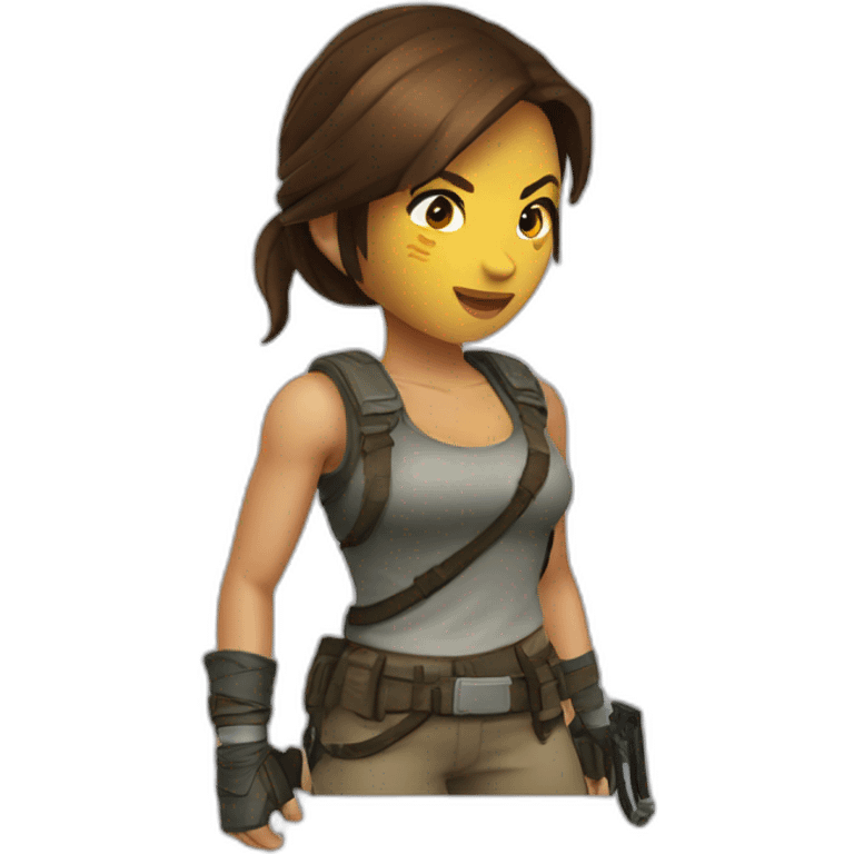 Lara Croft emoji