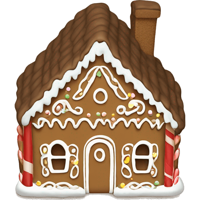 Gingerbread house emoji